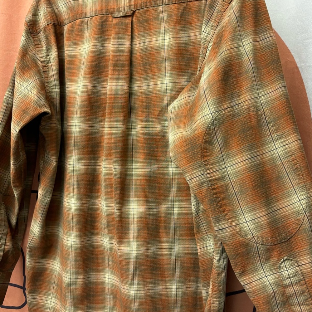 Cabela's Soft Pacific Trail plaid button down, mens medium - Picture 3 of 10